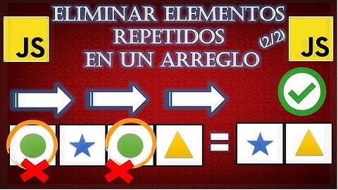 Encontrar y Eliminar elementos repetidos/específicos en un Arreglo 🟢🟢🟨🟨🟥🟥🔵🔵 - JAVASCRIPT  (2/2)