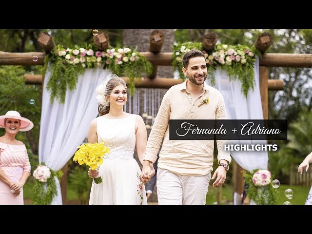 Vídeo de Casamento - Jogando o Buquê [Fernanda e Adriano] 