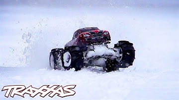 Paddle Tire Snow Shredding! | Traxxas Stampede 4X4 VXL