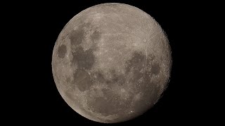 Canon R7 4K Footage of The Moon - Ultra HD Crop Mode with Enhanced Digital IS