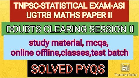 TNPSC-ASI-CSSSE-PYQS-ug trb maths paper II Study material-online, classroom coaching-test batch-mcqs