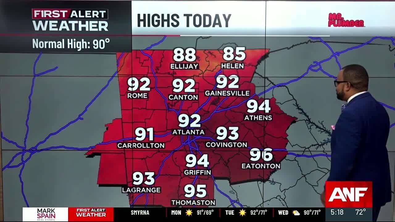 First Alert Forecast: Nice start to another hot day - YouTube