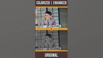 Thumbnail of #shorts Filipino Teen on "Prejudice" 1956 USA High School Debate - AI Colorized | Enhanced 4K
