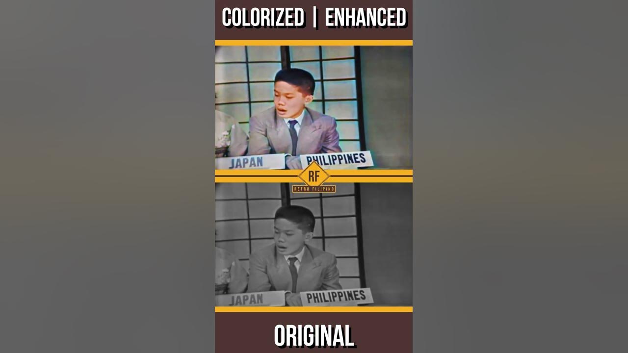 #shorts Filipino Teen on "Prejudice" 1956 USA High School Debate - AI Colorized | Enhanced 4K