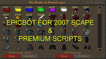 RuneScape 2007 Epicbot Premium Scripts (Working)