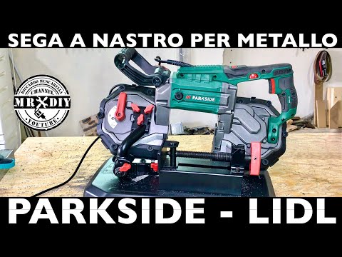 New Parkside Lidl metal band saw. 2020 PMB 1100 B2. Iron. Blade running-in. Review