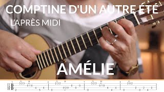 Video thumbnail of "Yann Tiersen - Comptine d'un autre été - L’après midi (from Amélie) | Ukulele Fingerstyle Tab"