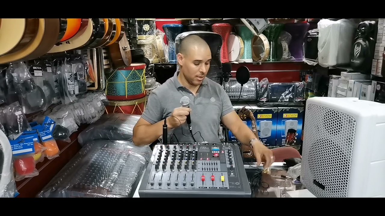 شرح تفصيلي لضبط الصوت بالمساجد بي جيهاز table mixage
