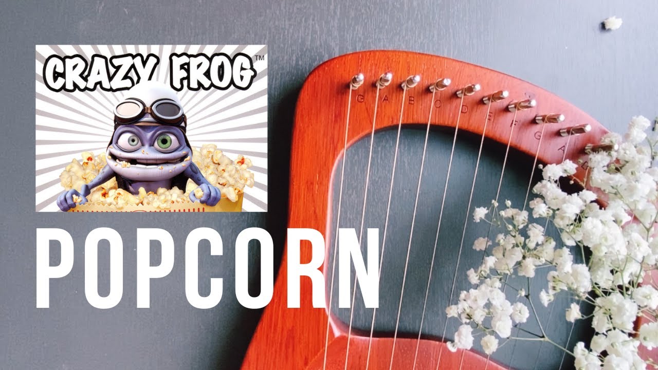Crazy Frog Popcorn (Hot Butter) Easy Lyre Harp YouTube