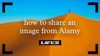 How to share an image from the Alamy site - Alamy Vlogs