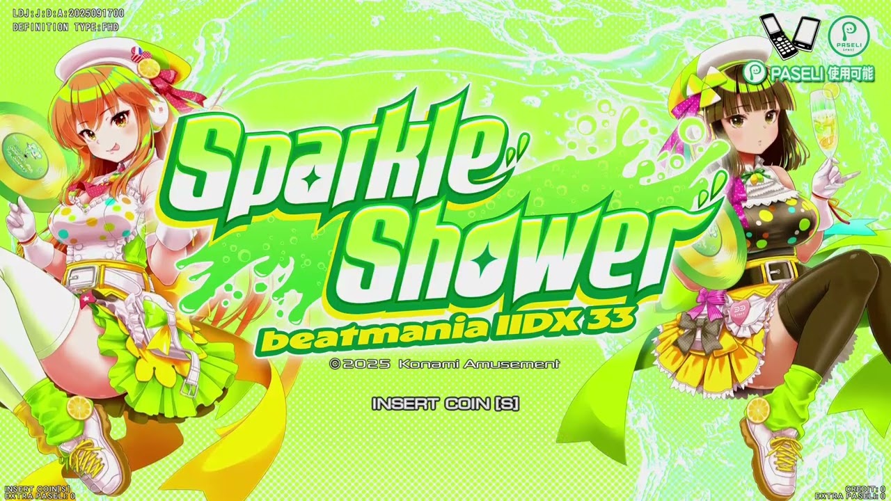 beatmania IIDX 33 Sparkle Shower ポスター2枚 beatmania IIDX 33 Sparkle Shower】デモ画面 高画質録画 - YouTube