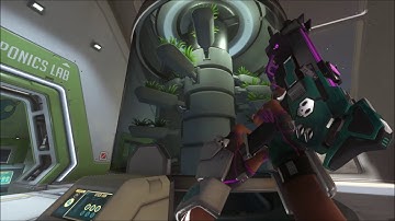 Sombra skin reload animation glitch PTR