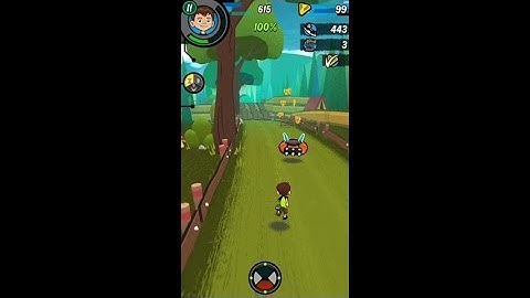 Ben 10: Up to Speed (by Cartoon Network) - runner game for android and iOS - gameplay.