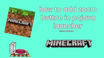How to add zoom button in pojava launcher | #nikithgamerpro #pojavalauncher