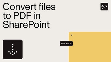 Convert and merge files to PDF from the SharePoint Online user interface
