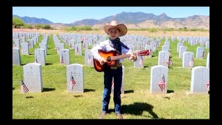 Hunter performing “America the Beautiful”, Memorial Day 2024