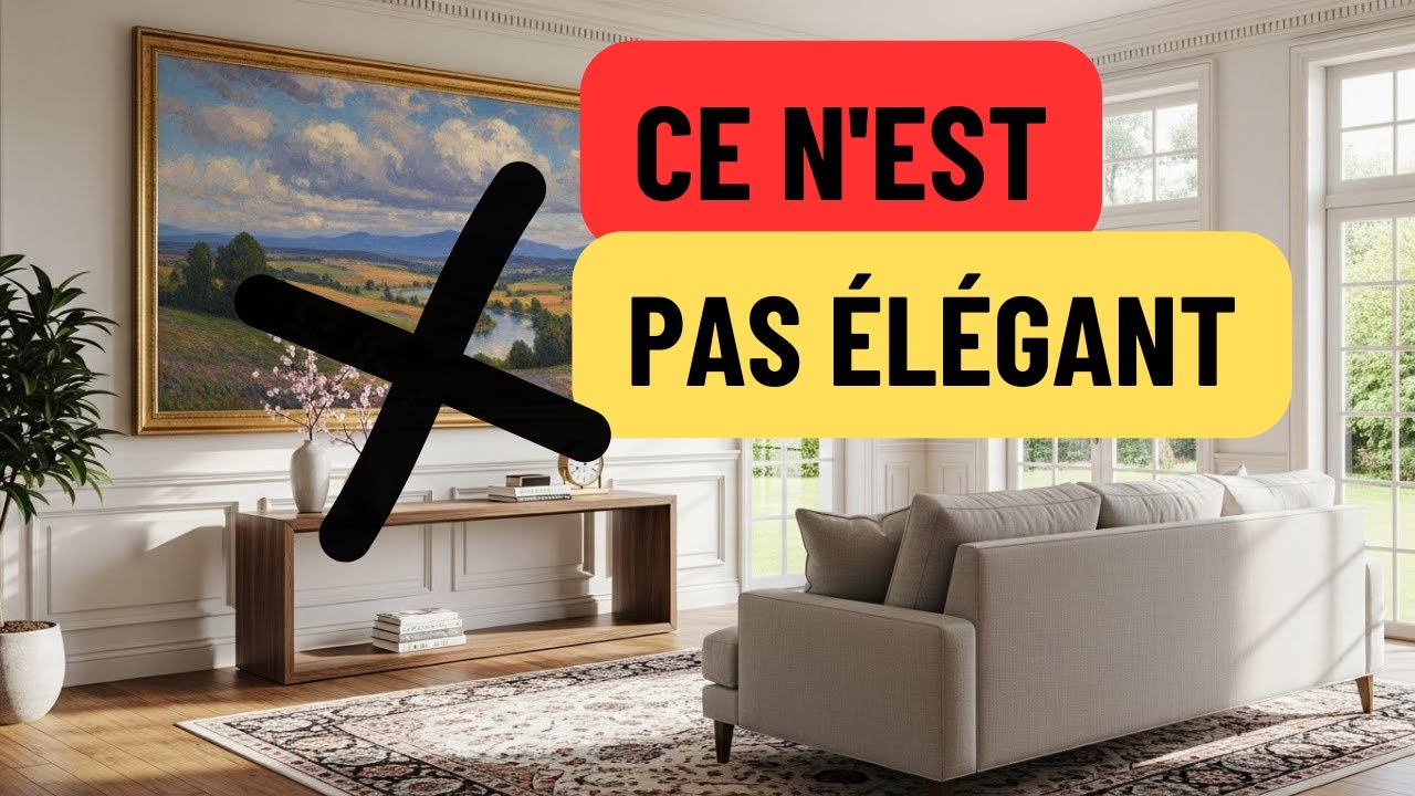 Vous pensez que c’est élégant, mais ce ne l’est pas — et cela affecte votre maison