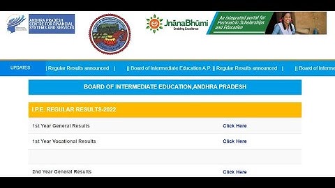 AP Inter 1st and 2nd year Official Results Download|Live|Links Download|Telugu net world|