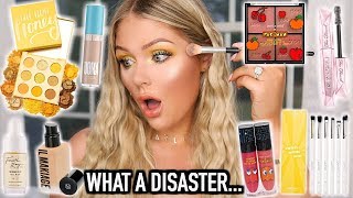 TESTING NEW OVERHYPED MAKEUP | FULL FACE FIRST IMPRESSIONS