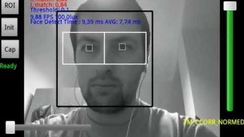 Android OpenCV face and eyes tracking