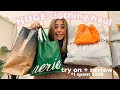 HUGE back to school clothing try-on haul 2021 | hollister, american eagle, aerie