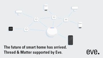The future of smart home has arrived. | Thread & Matter supported by Eve in North America