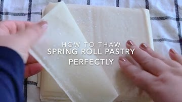 How to thaw spring roll pastry perfectly | Why do my rolls crack | Why do spring rolls fall apart