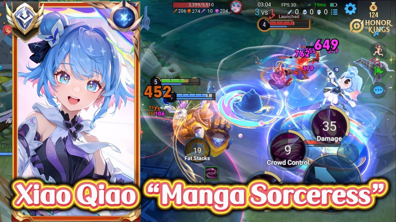 Xiao Qiao｜Flawless Skin｜Manga Sorceress｜Honor of Kings