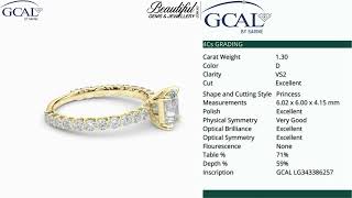 2ct Brilliant Cut Lab Grown Diamond Yellow Gold 2
