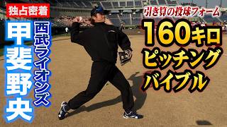 西武の抑え・甲斐野央のピッチングバイブル…引き算のフォームで160キロ！