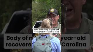 Body of missing 5-year-old girl recovered in South Carolina