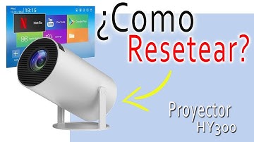 🔄 Como RESETEAR de Fabrica el Proyector Magcubic HY300 | 👍METODO FÁCIL👍