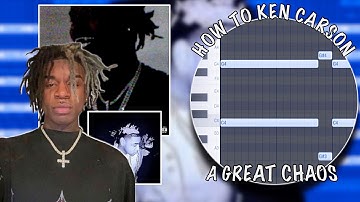 HOW TO MAKE A GREAT CHAOS BEAT FOR KEN CARSON | FL Studio Tutorial (AGC)