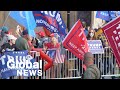 Coronavirus: Trump supporters gather outside Walter Reed, boaters rally following COVID-19 diagnosis