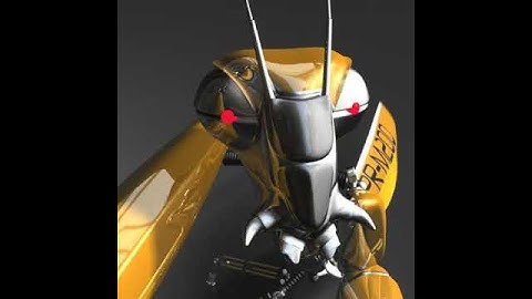 Praying Mantis Robot RIGGED 3D model from CGTrader.com