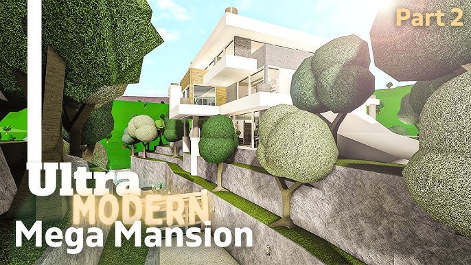 Bloxburg House Builder🏡 on X: , Modern mega mansion