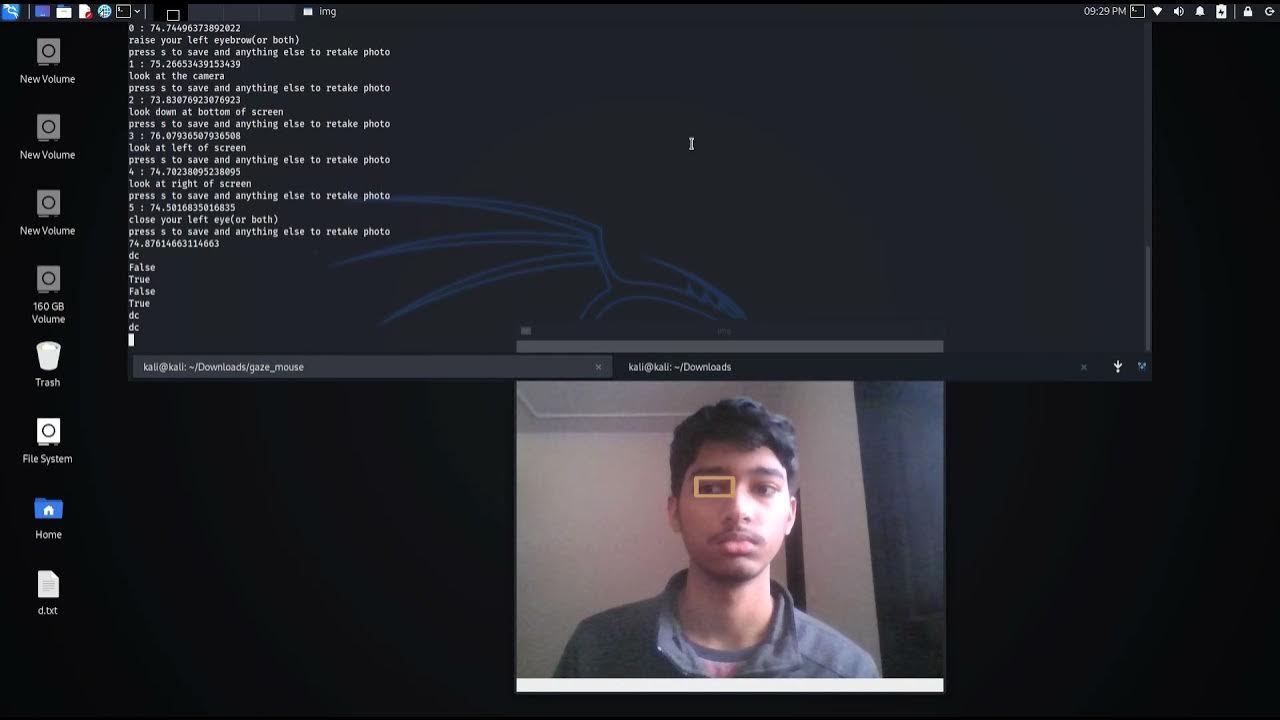 eye controlled mouse - YouTube