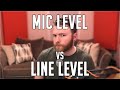 Audio 101: The differences between Mic and Line Level Signals