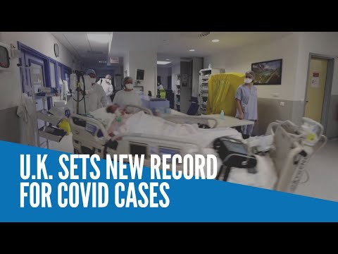 UK sets new record for COVID cases