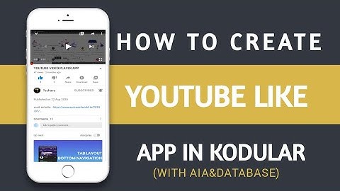 YOUTUBE VIDEO PLAYER APP