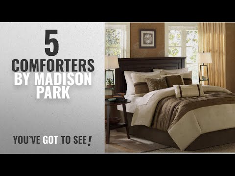 top-10-madison-park-comforters-[2018]:-madison-park---palmer-7-piece-comforter-set---natural---queen