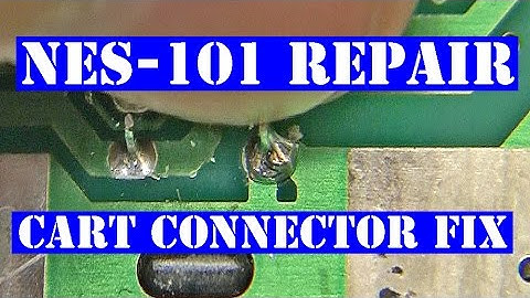 Nintendo NES-101 - weird repair symptom Pt2 the fix - top loader