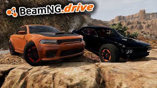 35IN TIRES ON HELLCAT CHARGER!! - BeamNG.drive MP