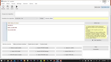Algobox: trier une liste