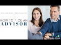 How to pick an advisor