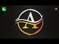 Amazing Letter A Logo Design in CorelDRAW 🔥 Circle Swoosh Logo Tutorial Step by Step