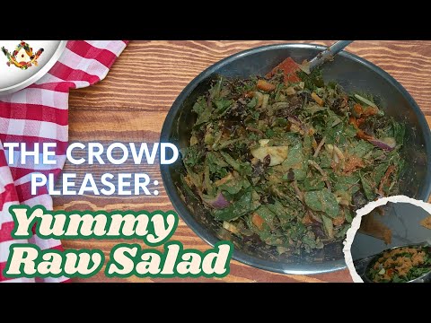 The Crowd Pleaser: A Yummy Raw Vegan Salad The Guests LOVE