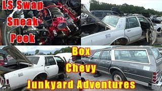 Box Chevy Caprice Junkyard Adventures / LS Swap 2 Door Landau Sneak Peek