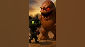 Mèo đen tham lam không cho Mèo con sô cô la và cái kết #shorts #cat #ai #meow #meo