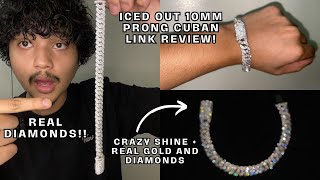 Handmade 10MM Diamond Cuban Link Chain Review!